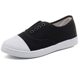 2023 new low canvas shoes students flat casual women's shoes a slip-on lazy shoes White shoes a generation of hair