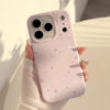 [under the Tower] Suitable for Iphone17Promax Sweet Cool Purple White Star 16 Mobile Phone Case 15 Soft Cover 14 New Style 13