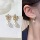 Серебряная игла S925, ароматный жемчуг, асимметричная мода, серьги в естественном стиле, женская индивидуальность, темперамент, дикие простые серьги для любви mini 64
