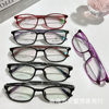 Multi-color tr frame student transparent Guofeng glasses frame ultra light frame anti-blue goggles flat lens wholesale