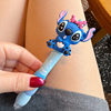 Stitch Gel Pen Cute Doll Pendant Pen Primary School Student Gift Prize Press Pen Foreign Trade Cross-Border Wholesale.