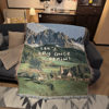 New Foreign Trade Landscape Decoration Casual Blanket Cartoon Knitted Blanket Sofa Blanket Travel Tent Cover Blanket Bed Blanket