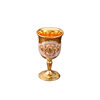 Fashionable Small Wine Glass, Creative European Metal Household White Wine Glass, Retro Exquisite Wine Set, Drinking Glass