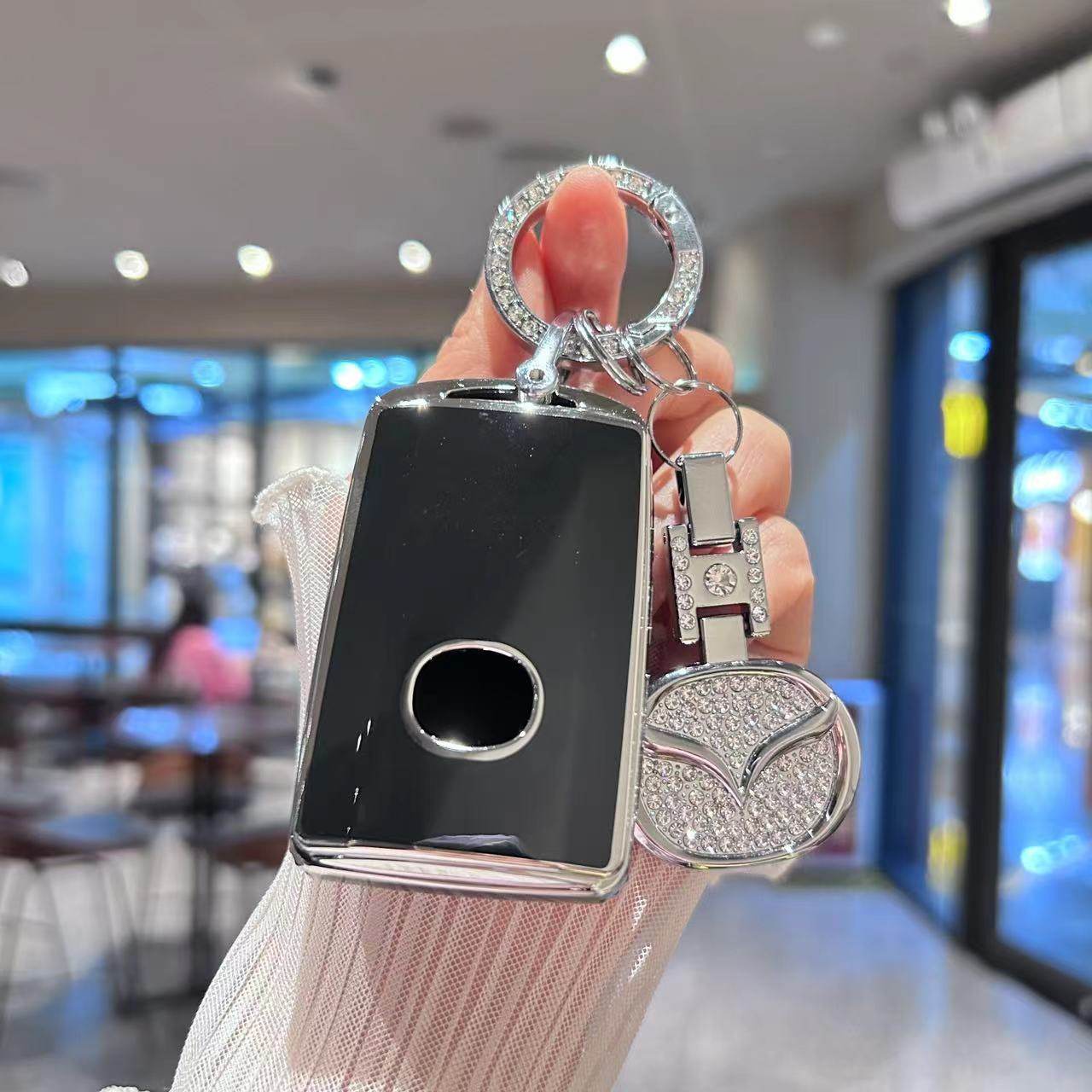 Suitable for Mazda 3 onksela key case next generation CX5 high-end CX30 car CX4 shell buckle bag for men and women