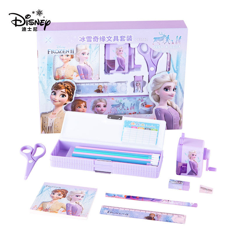 Frozen Big Gift Bag for Men and Women School Bag Stationery Pencil Box School Supplies Set Children's Day Training Prizes