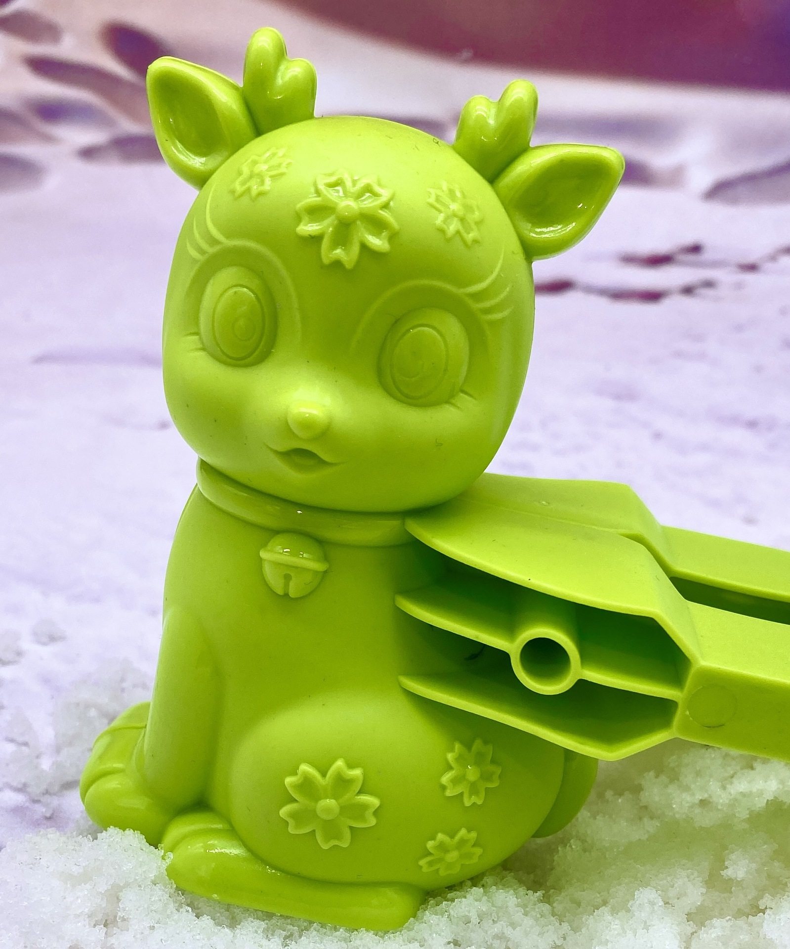 儿童玩雪玩具 夹雪器神器雪球夹 勺打雪仗工具沙球夹子沙滩玩具