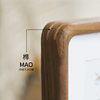 Solid Wood photo frame setting table 6/8/12 inch log picture frame mounted and washed photo frame wall a4 black walnut frame