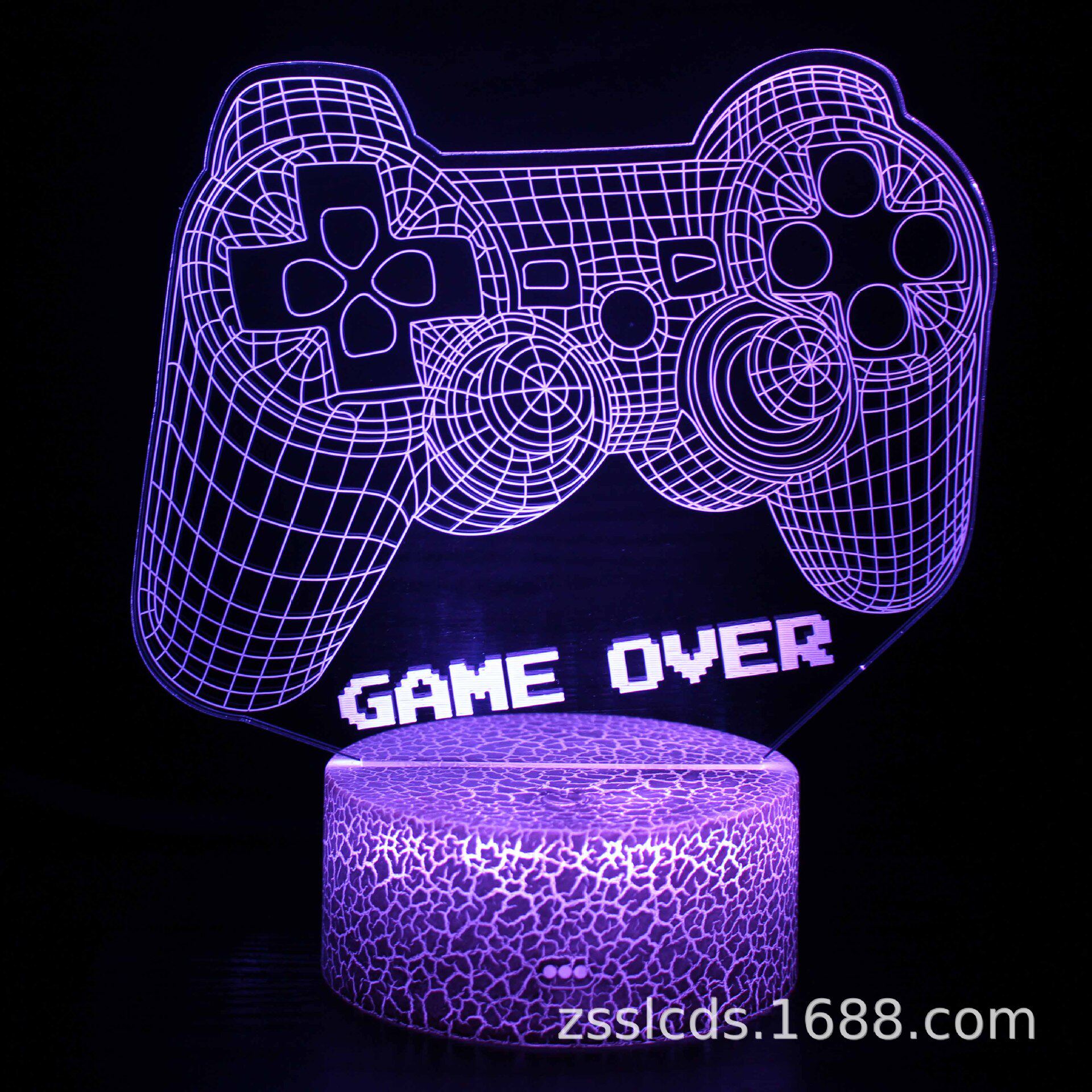 Cross-border hot sale among us game handle Series 3D night light led remote control colorful touch creative desk lamp