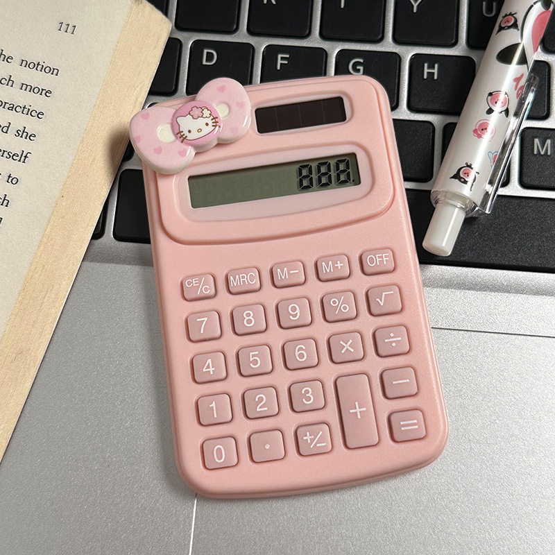 计算器创意可爱卡通学生办公文化用品高颜值迷你便携计算机批发