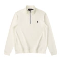 Half zipper white black label