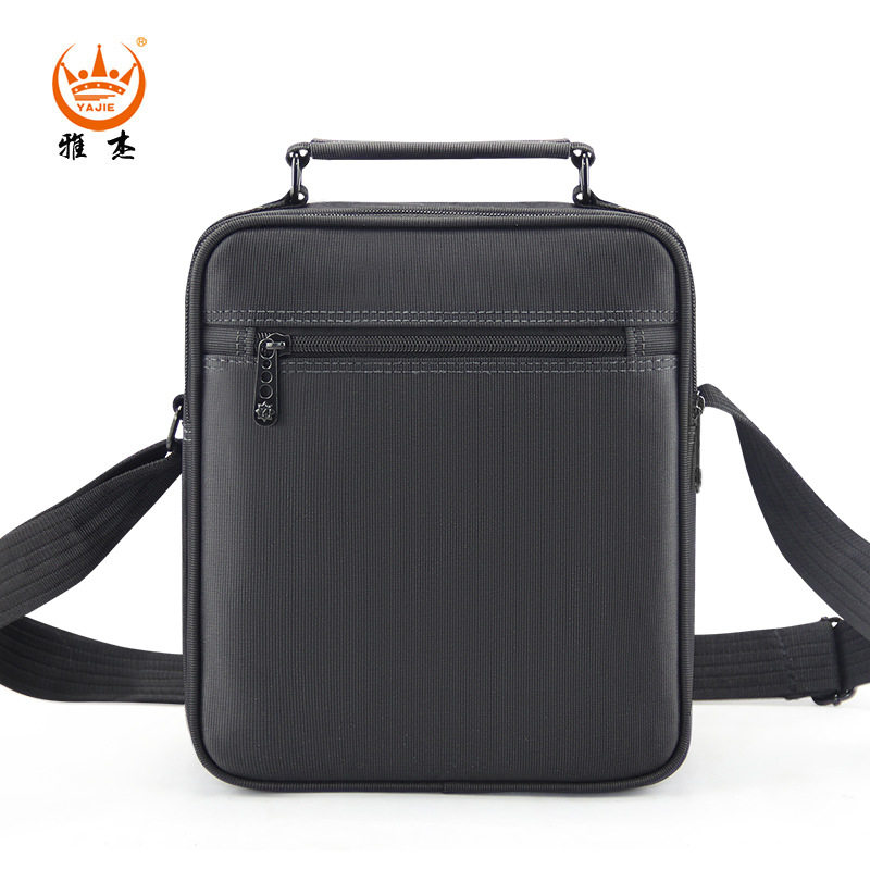Oxford Cloth Shoulder Bag Vertical Business Men's Bag Casual Handbag Crossbody Sports Tablet Computer Bag Thickened Satchel