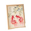 Baby One Year Old Hand and Foot Print New Koi Ink Pink Caglio Display Frame 100 Days Full Moon Hand and Foot Print Photo Frame Set Table