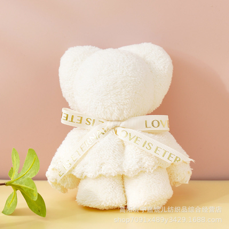 Bear Towel Hand Gift Wedding Candy Wedding Shop Birthday Wedding Ceremony Teacher's Day Mid-Autumn Festival Hand Gift Towel