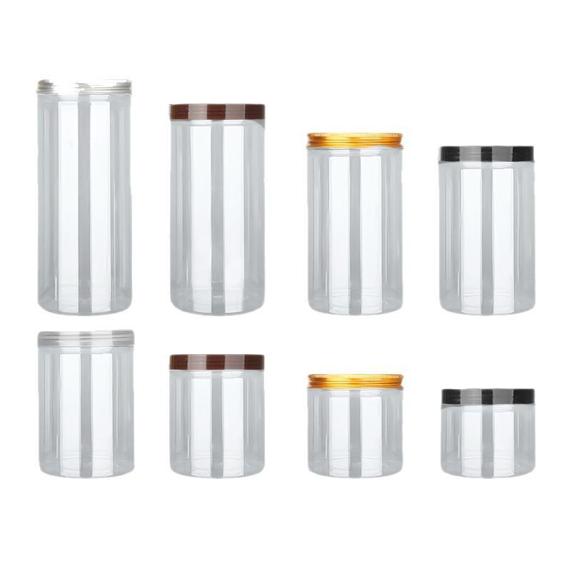 Food Sealed Packaging Bottle Storage Storage Box Sub-Bottling Packaging Storage Multi-Functional Plastic Bottle Transparent Sealed Jar