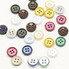 Factory direct color resin buttons four-eye decorative button round shirt shirt button button wholesale