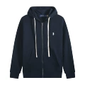 White rope zipper sapphire blue white label