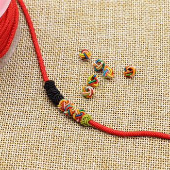 Hand rope accessories bracelet accessories 6mm coil pineapple knot diy pineapple knot net buckle accessories four strands twist buckle