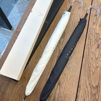 Xiangjia Series High-End Business Long-Handled Umbrella, Large Wooden Curved Handle, Holiday Gift