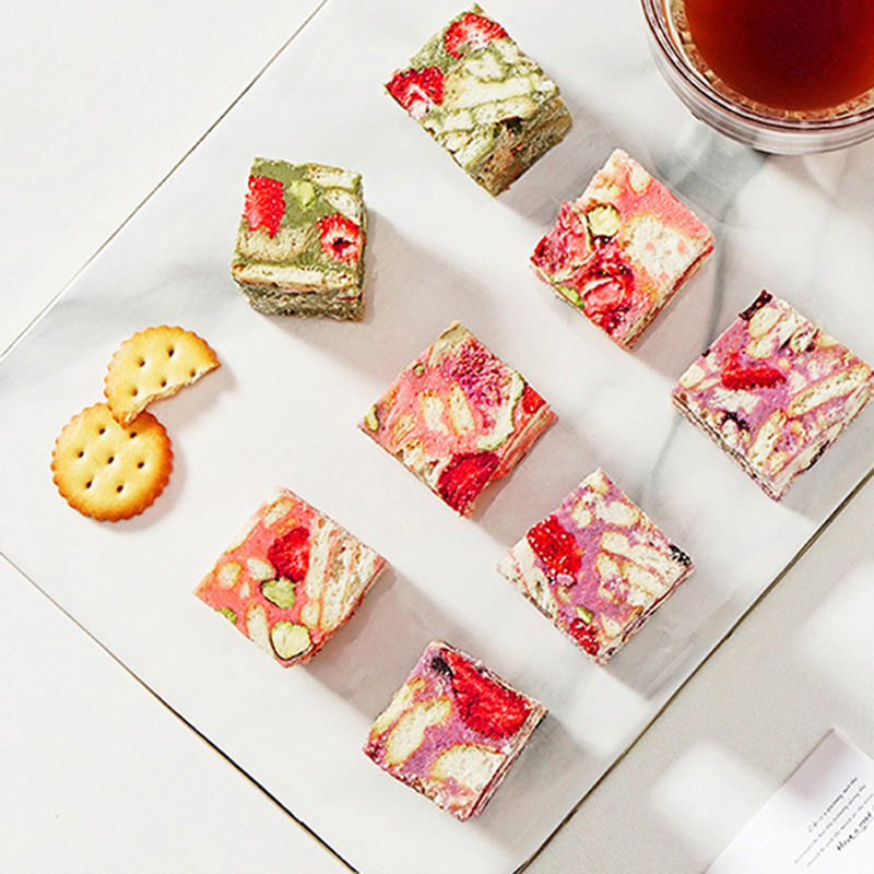 Zhanyi Snowflake Cookies 200g Xiaoqifu Cookies Nougat Snowflake Cookies Nougat Cookies Ingredients