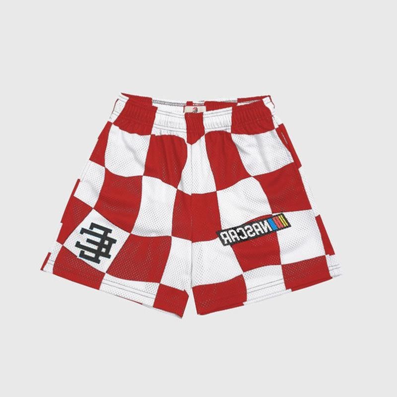 Beach shorts summer men's mesh casual shorts, classic sports, basketball, quick dry beach shorts