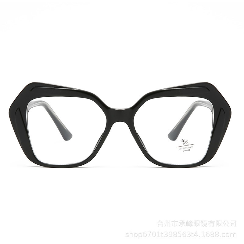 2025 New Trendy Influencer-Style Glasses Classic Butterfly Tortoiseshell Frame Titanium Thin Square Frame Women's Fashion Wholesale