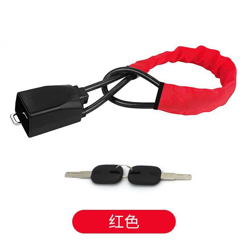 12582 ワイヤーロープ風レッド(3キー)