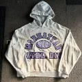 Purple letter patch embroidery