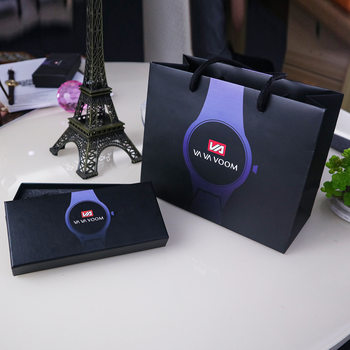 VA VA VOOM cross-border e-commerce watch box light weight high hardness black watch box sponge watch box