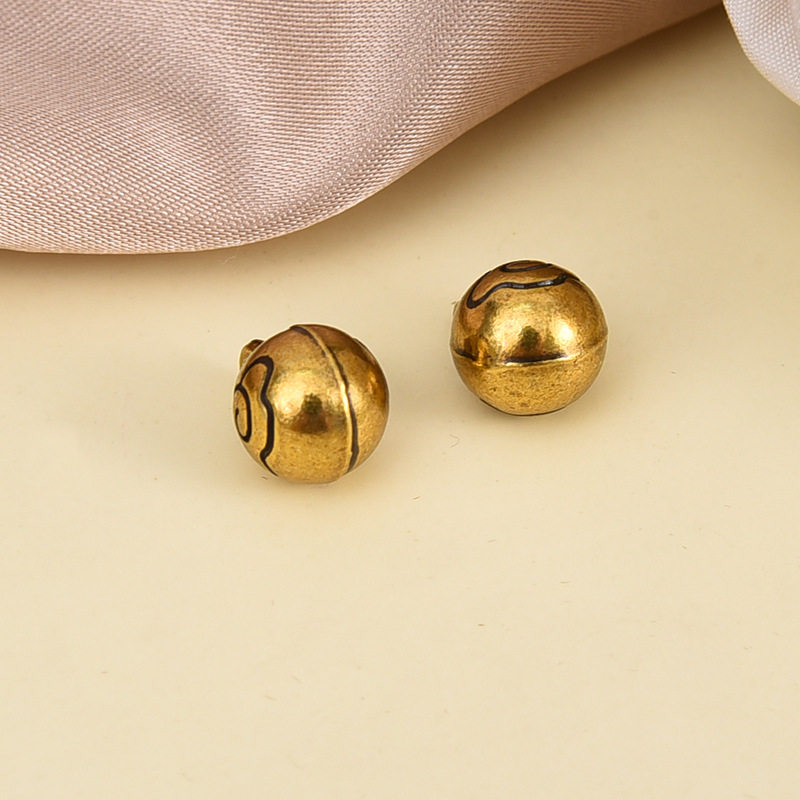 New Chinese Style Button Small Pendant Beads Tang Suit Hanfu Ethnic Style Decorative Buckle DIY Beads Button Wholesale Metal Buckle