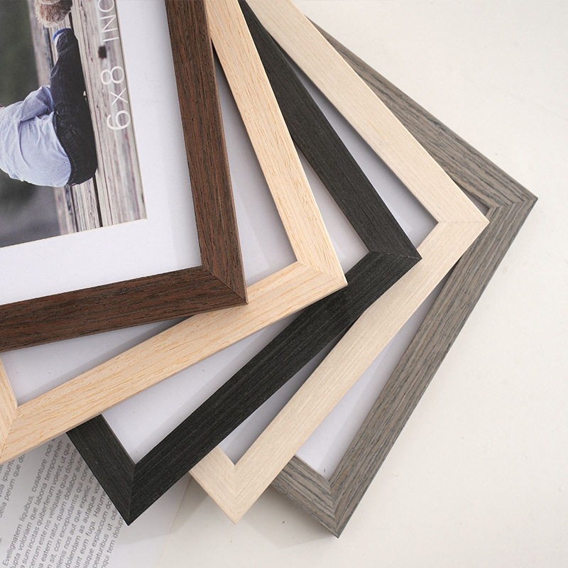 Custom-Made Picture Frames, Solid Wood Photo Frames, Mirror Frames, Decorative Painting Mounting, Self-Assembled A3 Wall Hanging or Tabletop Display, Any Size