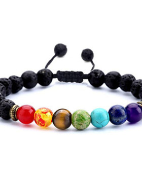 Seven-pulse energy bracelet  欧美七脉能量手串