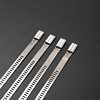 Three-Hook Stepped Cable Ties, High Temperature Resistant Self-Locking Straps, Marine Metal 304 Stainless Steel Cable Ties Wholesale