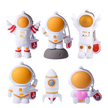 Manufacturer Direct Delivery Astronaut USB Flash Drive 64Gb High Speed Large Capacity USB Flash Drive 128Gb Creative Gift USB Flash Drive Export Special Supply