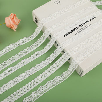 Lace Trim 1.5cm Elastic Lace Trim White Lace Trim Accessories Clothing Lace Accessories