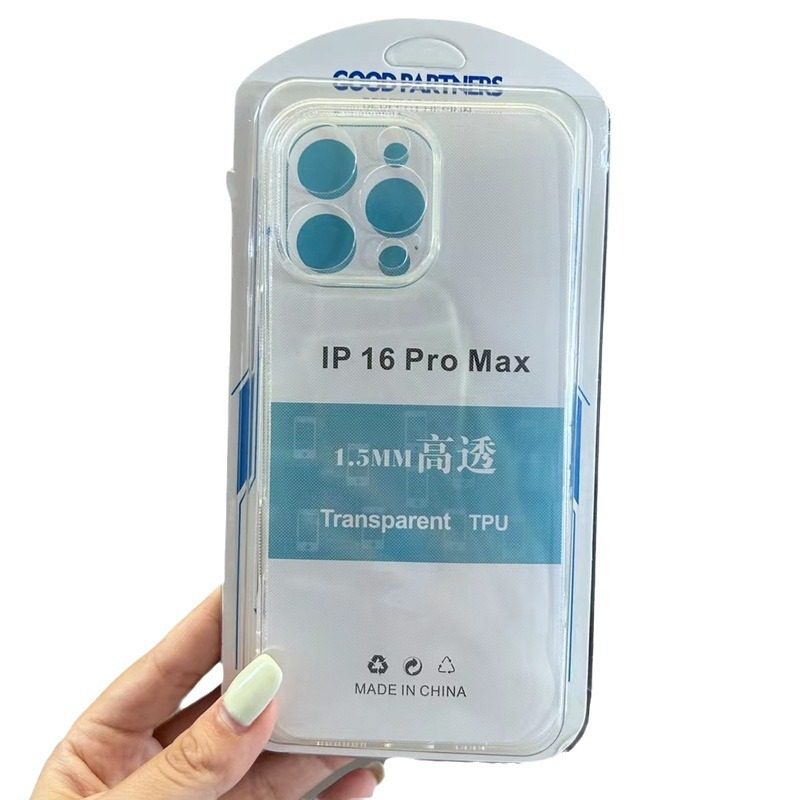 Highly Transparent Tpu Suitable for Apple 16 Mobile Phone Case iPhone 14Pro All-Inclusive Simple 13/11/8P Soft Shell 17Pro