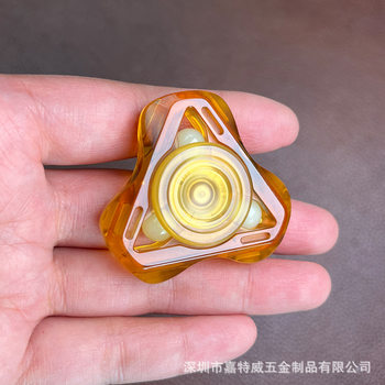 Linghu 3 generation PEI fingertip gyro finger rotating gyro adult decompression artifact luminous toy in stock wholesale