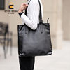 Wholesale Korean Style Fashionable Pu Leather Shoulder Bag Men's Handbag Casual Bag Large Capacity Bag Men's Hand-Carry Street Trend