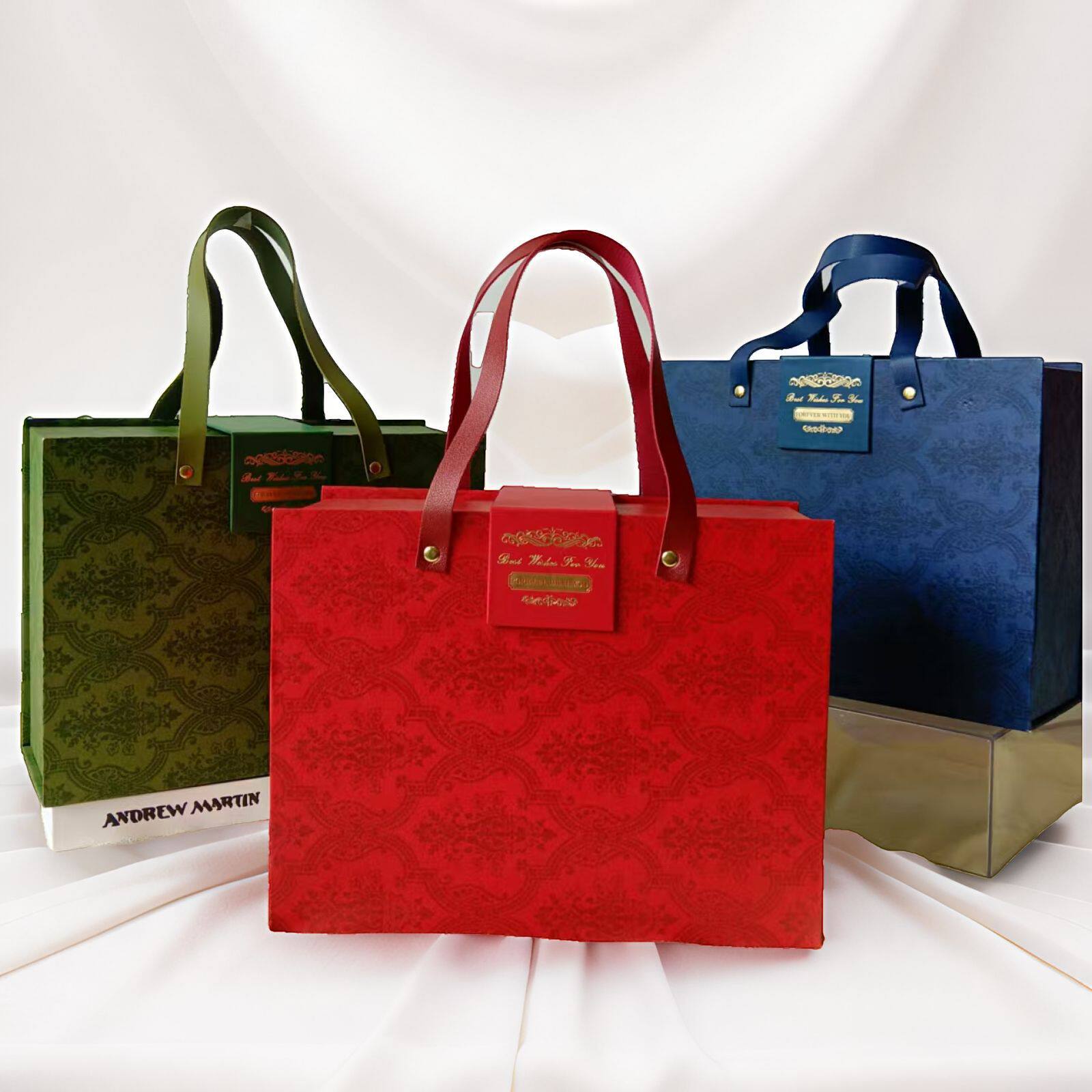 Business Portable Box Teachers' Day Mid-Autumn Festival Accompanying Gift High-grade Gift Box Little Red Riding Book Online Red Hot Push Gift Box