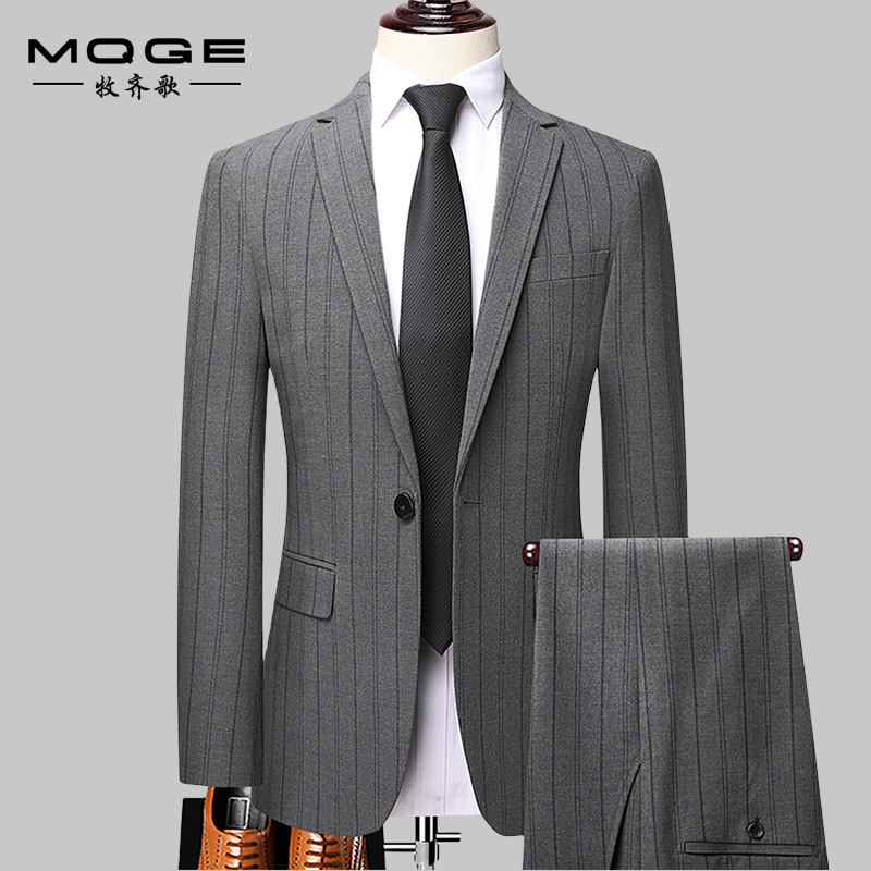 Đồ Bộ Nam Dáng Ôm Cả Bộ 2 Món Hàng Mùa Xuân Thu Đông Dùng Trong Lễ Cưới Đồ Công Sở