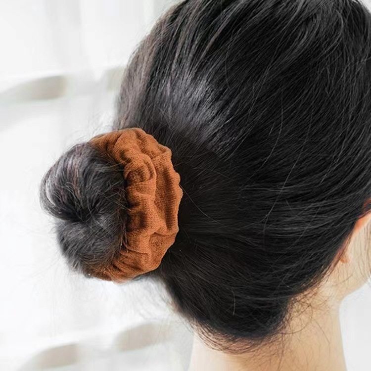 High ponytail ball hair ring thick head rope women's new autumn and winter high elastic durable seamless hair rope rubber band