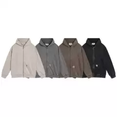 Cross-border foreign trade new single Carhart hooded washed casual sports pullover sweater hoodie zipper coat tide