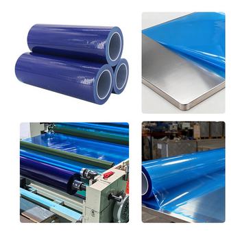 Yunyu Transparent Stainless Steel Self-Adhesive Protective Film 5 Wires Pe Tape Film Home Appliance Refrigerator Washing Machine Anti-Scratch Film Anti-Scratch