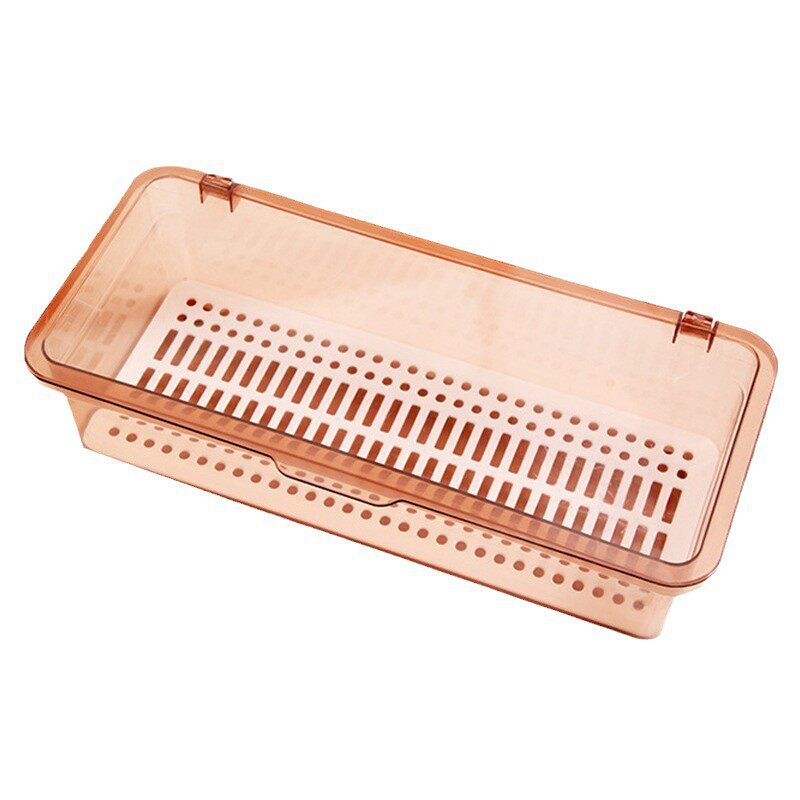 Tea Set Storage Box Desktop Dustproof with Lid Tea Cup Tea Bowl Teapot Stackable Storage Rack Lipstick Eyebrow Pen Storage Box