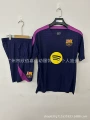 Barcelona black short sleeve suit player version