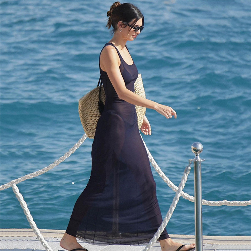 Womens Sheer Mesh Beach Vacation Dress Sexy Elegant Lightweight Perfect for Summer Parties Wholesale Available