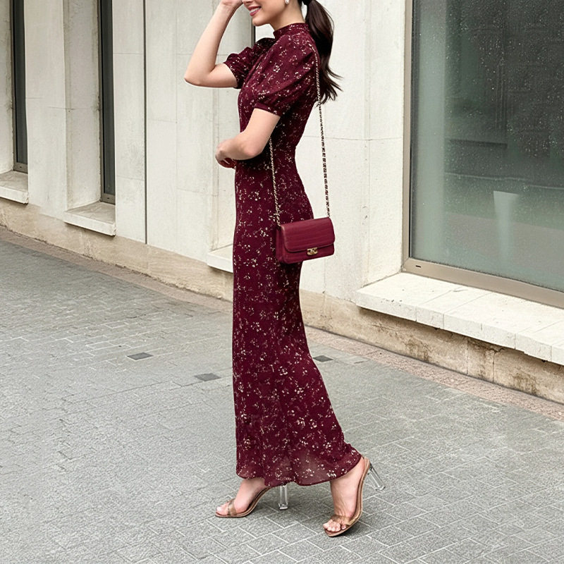 Elegant Floral Hollow Out Bodycon Dress for Women Spring Collection Perfect for Parties and Special Occasions Wholesale