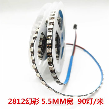 Programming light strip WS2812 built-in IC magic light strip 5.5MM narrow plate 5v low voltage 5050 magic light strip 90 lights