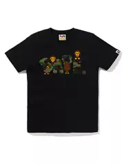 Cross-Border Supply Export Wholesale Trendy Brand Bape Ape Head Short-Sleeved 240g Shark Top T-Shirt Half-Sleeved T-Shirt 20