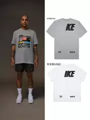25Ss High-Quality Nocta Joint Spring and Summer Round Neck Men's and Women's Pure Cotton Short-Sleeved Tops Outdoor T-Shirts