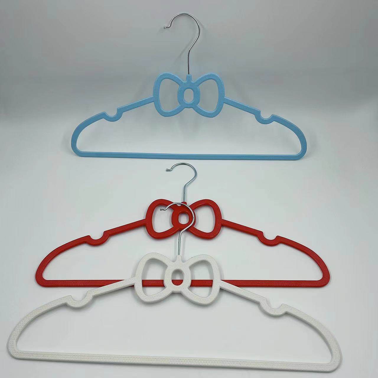 Cross-Border Ins-Style Women's Clothing, Cute Children's Clothing, Clothes Drying Rack, Clothes Hanger, Household Clothes Hanger, Clothing Store Bow-Knot Hanger